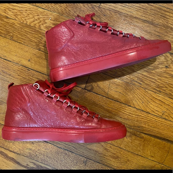 BALENCIAGA Arena RED sz. US10 - Picture 5 of 11